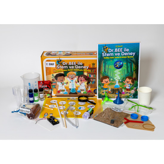 2. Sınıf 8+ Yaş | Dr. Bee ile STEM ve Deney Seti