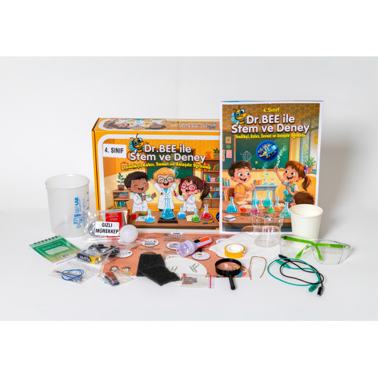 4. Sınıf 10+ Yaş | Dr. Bee ile STEM ve Deney Seti